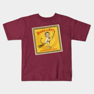 Trivia with Clay: A Devilish Good Time! Kids T-Shirt